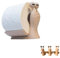 Toilettenpapierhalter Schneckenform - 3D-Gedruckter Klorollenhalter, Stehend ohne Bohren - Originelle Badezimmer-Deko & Platzsparende WC-Rollenaufbewahrung (1, Schielende Augen)