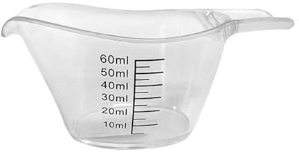 mophrati Clear and Durable Plastic Measuring Cups for Liquids Easy-to-Read Measurements Easy to Read Tablespoon and Ounce