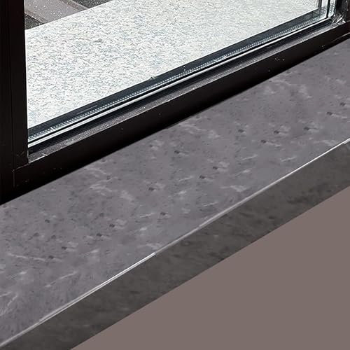 Cubierta impermeable para alféizar de ventana, protector de borde duradero con textura para ventanas de bahía, protector de repisa interior de apartamento, 50 x 10 cm, mejora la decoración de tu hogar