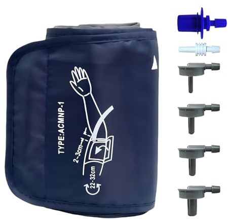 Blutdruckmessgerät Manschette Kleine Blutdruckmanschette 22-32cm Armumfang Comfortable Manschette Für Erwachsene Mit Den Meisten Blutdruckmessgeräten Mit 6 Anschlüssen
