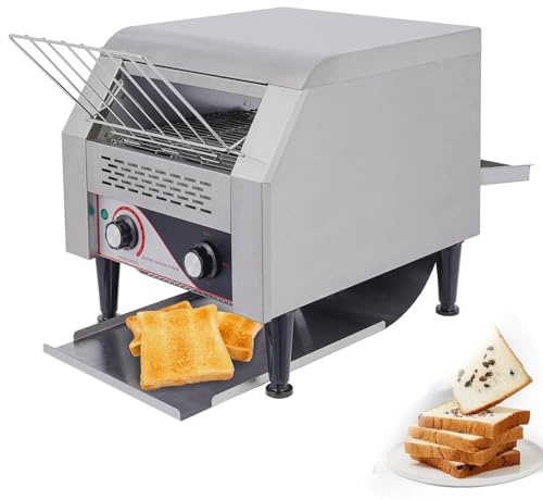 Tostapane professionale a nastro, 150/300/450 fette/ora, forno elettrico rotante con 7 livelli, tostapane industriale da banco per panini, pane e waffle - perfetto per ristoranti.(150 Slices/H)