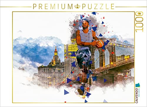 CALVENDO Puzzle Basketball Art 1000 Teile Lege-Größe 64 x 48 cm Foto-Puzzle Bild von Dirk Meutzner Meutzner, Dirk