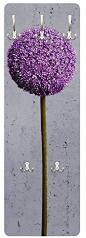 Bilderwelten Garderobe Blumen - Allium Kugel Blüten, Größe HxB:119cm x 39cm