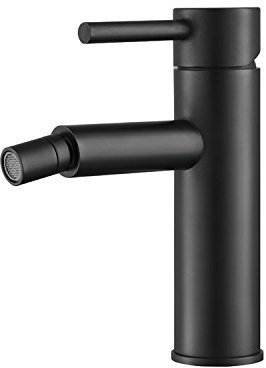 StoneArt Bidetarmatur Wasserhahn Bad Einhebel-Mischbatterie Badarmatur Bidet Badezimmer Yaan Bidet 939248 schwarz, 17cm, matt