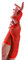 Ladies Fishnet Long & Short Finger less Gloves Fancy Dress Party Accessory (Red, Short Fishnet Gloves)