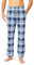 Timone Herren Schlafanzugshose Lang Pyjamahose aus Baumwolle Freizeithose Schlafhose Loungewearhose mit Taschen Nachtwäsche Hose für Herren Sleepwear TPP-001 (Muster-19 (9555408), 3XL)