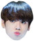 empireposter Bangtan Boys BTS - Jungkook - Papp Maske aus hochwertigem Glanzkarton mit Augenlöchern, Gummiband - Größe ca. 30x21 cm - Prominentenmaske, Funmaske