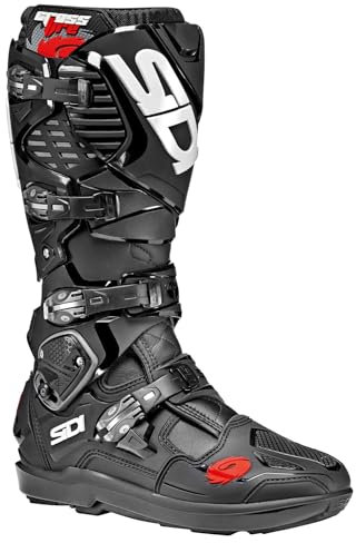 SIDI Crossfire 3 Srs 52380-42-102 Stivali Moto, Uomo, 42 EU, Nero