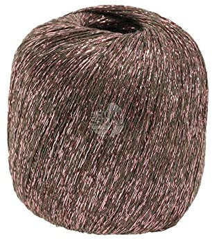 LANA GROSSA Brillino | Beilaufgarn mit farbigem Lurexfaden | Handstrickgarn aus 83% Viskose & 17% metallische Faser | 25g Wolle zum Stricken & Häkeln | 200m Garn FB 7