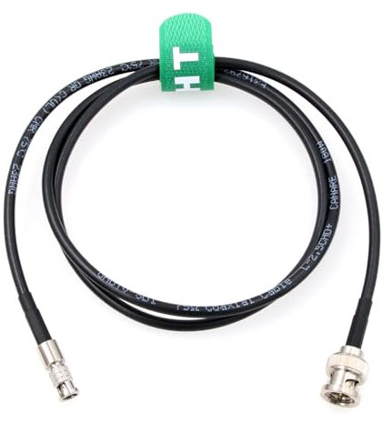 HangTon Cavo video SDI patch coassiale 4K 6G 75Ohm HD Micro BNC a BNC standard Belden 1855A per DJI Lightbridge 2 a monitor (80 cm)