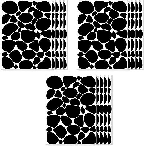 15 Blatt/555 Punkte Unregelmäßige Dalmatiner Aufkleber für Wohnzimmer Dalmatiner Tapetenaufkleber Polka Dot Wandaufkleber (1,5 bis 6 cm) für Dekorationen für Wohnzimmer Packwith®