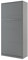 Schrankbett Concept PRO Vertikal, Wandklappbett, Bettschrank, Wandbett, Schrank mit integriertem Klappbett, Funktionsbett (90 x 200 cm, Grau, Vertikal)
