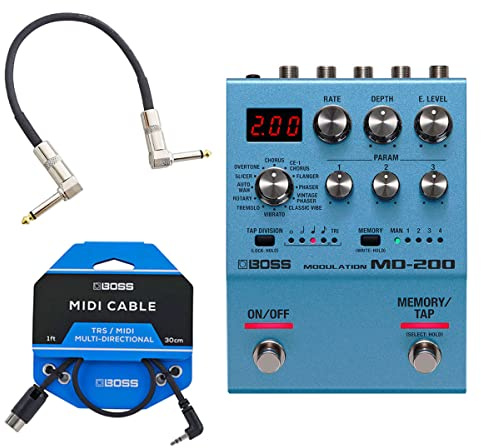 Boss MD-200 Modulation + BMIDI-1-35 MIDI-TRS cable de conexión keepdrum