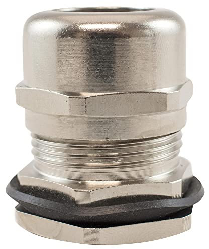 Cable Gland, 1/2 NPT, Brass, 6-12MM, Glands Pack of 10