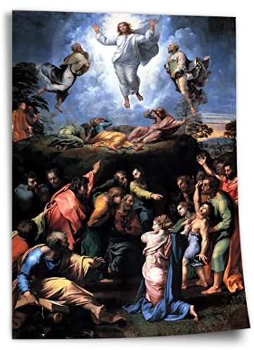 Printistico Poster Raphael - Transfiguration Kunstdruck ohne Rahmen, Wandbild - A4, A3, A2, A1, A0, XXL - Wohnzimmer, Schlafzimmer, Küche, Deko