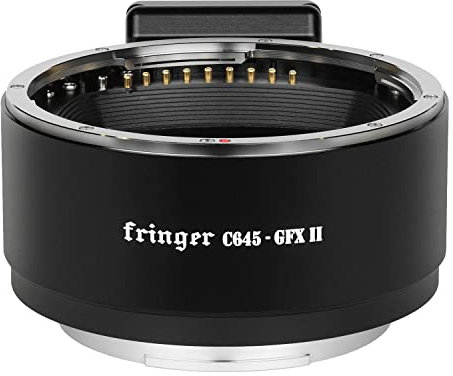 Fringer C645-GFX II Smart Adapter Auto Focus Camera Mount Adapter Ring Compatible with All Contax 645 Lenses to Fuji GFX100/100S/GFX50S/50R/50S II Cameras Adapters…