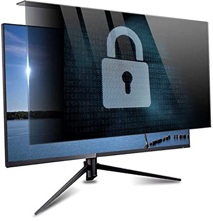 Blaues Licht Blockierende Bildschirmschutzfolie Zum Aufhängen, Computer Privatsphäre Bildschirm Film Info Schutz Anti-kratz Bildschirmschutzfolie für 18-27 Diagonale Desktop / 25 / 27in 613x356mm
