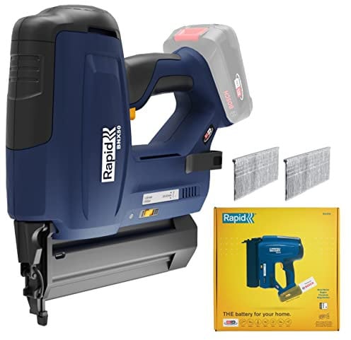 Rapid BNX50 Akku-Nagler 18V P4A – Kabellose Nagelpistole für Nägel Typ 8 (20–50 mm) – Verstellbare Einschlagtiefe – Kompatibel mit Bosch POWER FOR ALL Akku – Ohne Akku und Ladegerät