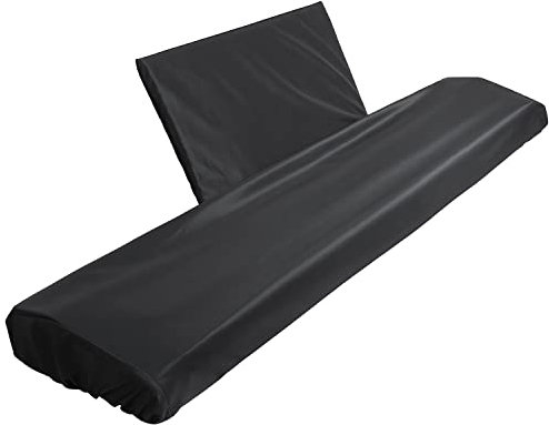 Klaviertastatur-Staubschutz für 88 Tasten, mit NotenstäNderabdeckung, E-Piano-Abdeckung, Staubdicht und Waschbar