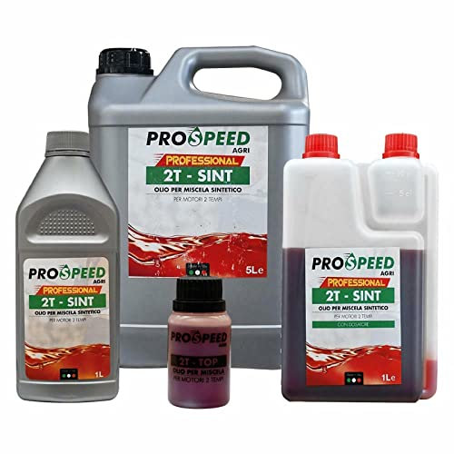 La zappa Aceite de mezcla de motosierra de alto rendimiento Agri para motores de 2 tiempos (5 litros)