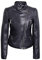 QUEEN HELENA Giacca Biker in Ecopelle Moto Giacchetta Casual Elegante Motociclista Giubbino Corto Donna Y (M, Nero)