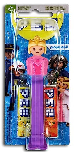 PEZ Spender Playmobil Königin inkl. 2 x Pez Bonbons 2 x 8,5 g
