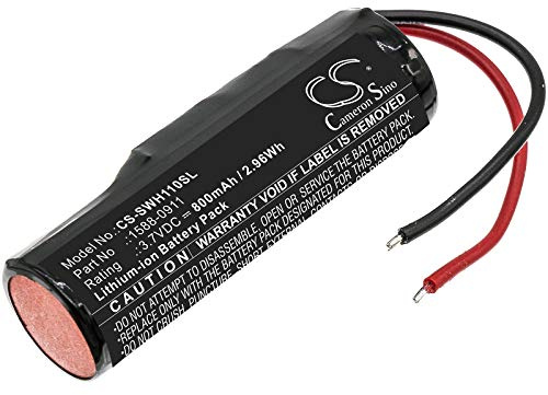 TECHTEK Battery 800mAh compatible with [Sony] WF-1000XM3 Charging Case, WF-SP900 replaces 1588-0911 FBA