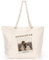 Wanapix | Sac de Plage Personnalisé | Sac en Coton avec votre Photo ou Design imprimé sur 1 face | Poignée en forme de Cordes Marinières | Sac 100% Coton avec 12 l. de Capacité | Moments
