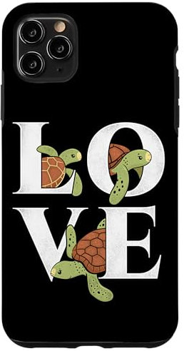iPhone 11 Pro Max Sea Turtle Tortoise Love Case
