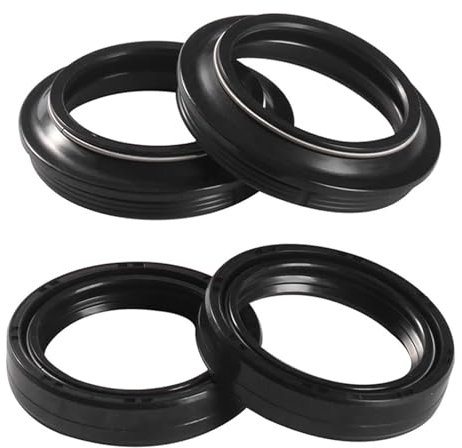 47x58x11 Forcella Anteriore Paraolio e Parapolvere for CRF250R CRF450R Motocross CRF250X CRF450X Enduro Off-Road 1997-2015(2pcs oil 2pcs dust)