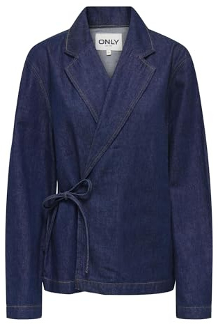 ONLY Onlellis L/S Ovs DNM Bow Tie Jacket AKM