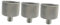 FRCOLOR 3PCS Microphone Screw Adapter Nut Durable Threaded Connection for Mic Stand and Clamp Rugged and Convenient Design