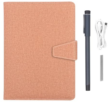 Annadue Notebook Numérique avec Smart Pen, 3 en 1 OCR Reconnaissance Réel Sync, Bluetooth 5.0 Smartpen Set pour Android, Stockage Hors Ligne et lecture. (BROWN)