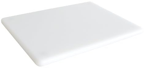 Box and beyond - Planche à découper - 40 x 30 x 2 cm - Plastique Blanc - Fruits, Légumes, Charcuterie, Fromage - Cuisine - Style Simple et Pratique