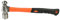 32oz Ball Pein Pin Hammer with TPR Rubberised Fibreglass (70%) Handles