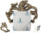 Decorative Cast Iron Octopus Toilet Paper Roll Holder – Wall Mounted Octopus Décor for Bathroom – Kraken, Nautical Bathroom Accessories – Easy to Install w/included Screws and Anchors - Gold & Black