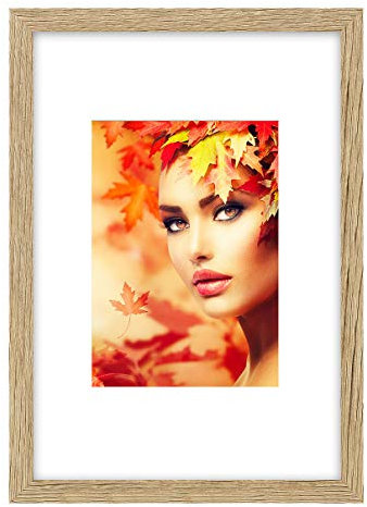IDEAL TREND Country Objektrahmen Holz Bilderrahmen 13x18 cm bis 50x70 cm Shirt Trikot Rahmen: Farbe: Eiche | Format: 50x70