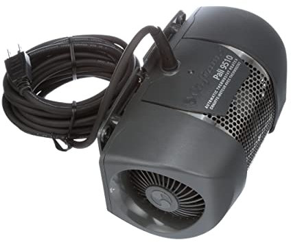 SEEKR von Caframo, Pali, Bootsmotorraumheizung mit automatischem Thermostat, zündsicher, sicheres selbstregulierendes PTC-Element, hergestellt in Kanada, 1365 BTU / 400 W, schwarz