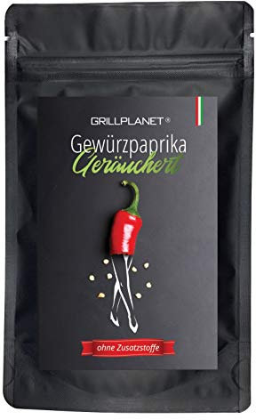 Premium Paprikapulver geräuchert Paprika aus Ungarn Szeged 100g mild im Aromabeutel von Grillplanet