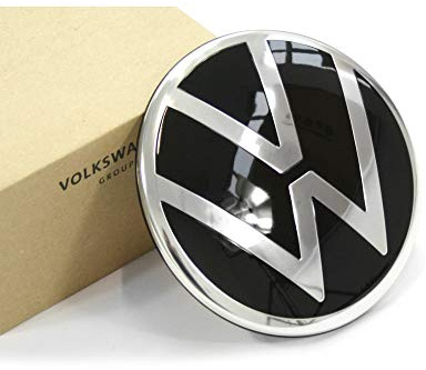 Volkswagen 1S6853630CFOD Emblema cromato nero nuovo logo VW