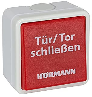 Hörmann Handauslösetaster HAT 02 Tür/Tor schließen, AP/UP für Feststellanlagen
