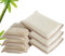 Lot de 6 éponges absorbantes en Bambou Naturel, Lawaia Eponges Lavable Vaisselle Grattante Antibactérienne Tampons Microfibre Non Odor Brosse Ideal pour Nettoyage de La Cuisine