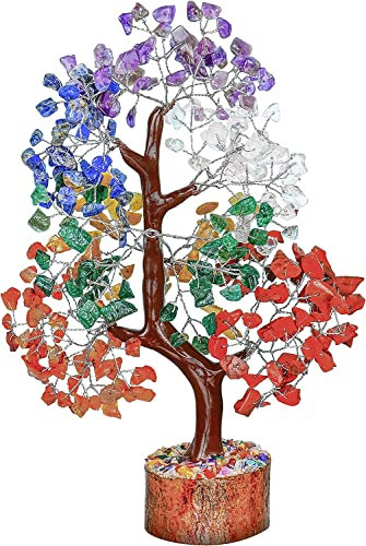 7 Chakren - Chakren Steine - Baum Des Lebens - Chakra Baum - Edelsteine Heilsteine - Edelstein Baum - Heilung Durch Kristalle - Heilung Vom 7-chakra