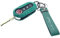 Nordecco Coque de clé brillante compatible avec Fiat 500C 500-500L Abarth Grande Punto Brava Panda Stilo Linea (porte-clés vert, coque vert turquoise)
