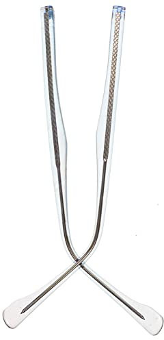 NUOBESTY Metall-BrillenbüGel Ersatz, Blaue Brillen-Ersatzarme FüR Korrekturbrillen, Sonnenbrillen Und Lesebrillen, Universal BrillenbüGel Zum Wechseln FüR Reparatur Transparent
