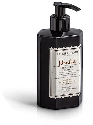 ATELIER REBUL ISTANBUL Parfümiertes Shampoo (250ml) - Verwöhnendes Haarshampoo für Damen und Herren - Tiefenreinigung und Frische für fettiges Haar