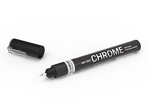 AK Interactive AK1302 METALLIC Liquid Marker - CHROME