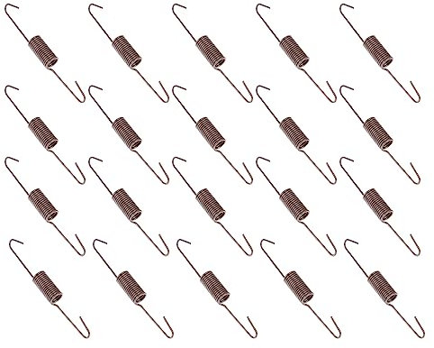 UtySty 20 Stück 10 cm Sofa Mechanismus Stretch Feder Ersatz Verlängerung Balance Haken Spannfedern für Liegestuhl Sitz Bett Couch Ausziehbett Reparatur langer Hals Haken Stil