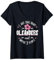 Oleanders Flower Design - Ich sorge mich einfach um Oleander T-Shirt mit V-Ausschnitt