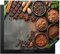 KitchenYeah© Protege Plaque Tapis Pour Induction 60x52 cm Deco Cuisine Protection Vitrocéramique Pour Cuisiniere Épices - Chocolat - Béton - Épices - Cacao